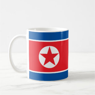 Nordkorea-Flagge Tasse