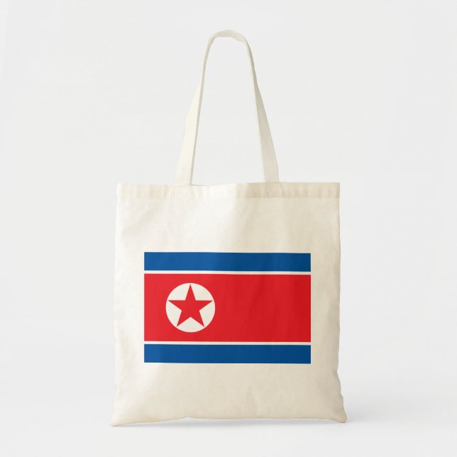 Nordkorea-Flagge Tragetasche (Vorne)