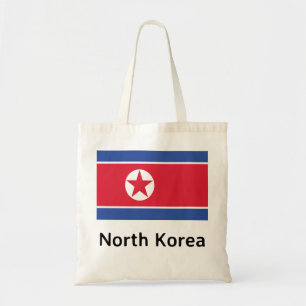Nordkorea-Flagge Tragetasche