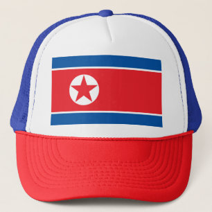 Nordkorea-Flagge Truckerkappe
