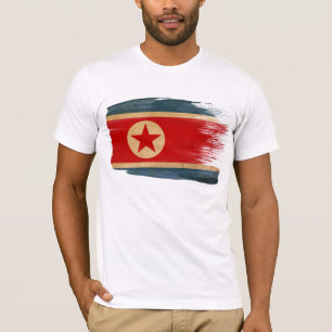 Nordkorea-Flaggen-T - Shirt