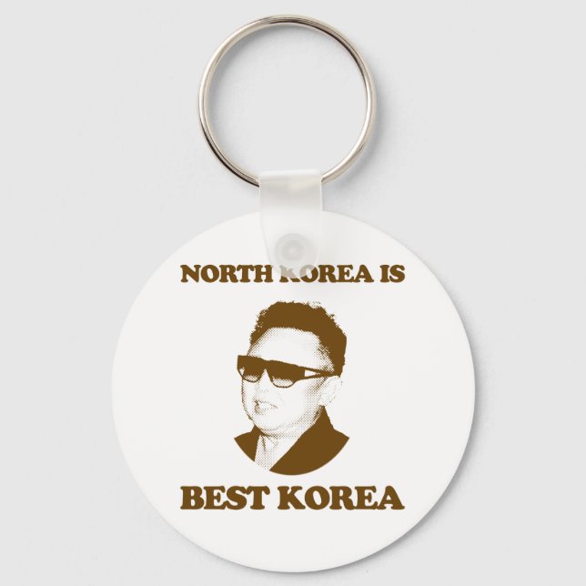 Nordkorea ist das beste Korea Schlüsselanhänger (Vorderseite)