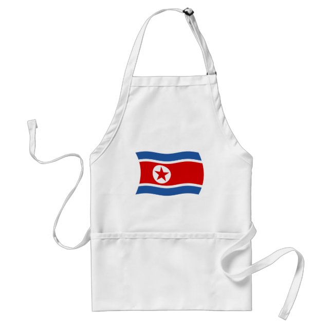 Nordkorea Schürze der Flagge (Vorne)