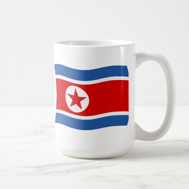Nordkorea Tasse der Flagge (Rechts)