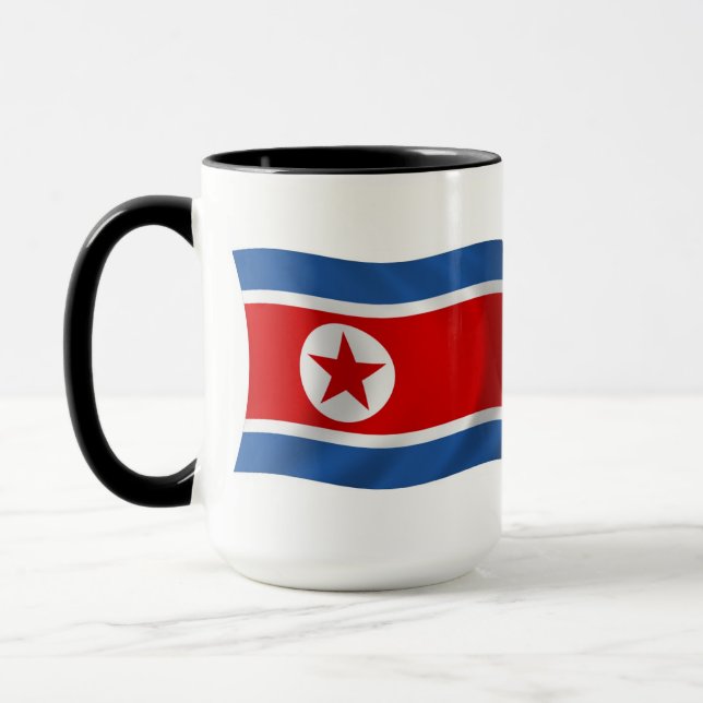 Nordkorea Tasse der Flagge (Links)