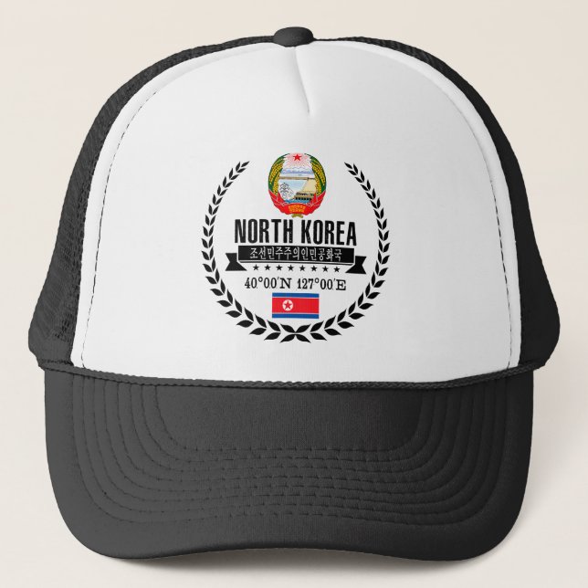 Nordkorea Truckerkappe (Vorderseite)