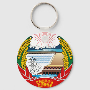 Nordkorea-Wappen Schlüsselanhänger