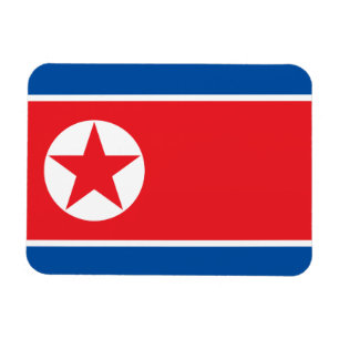 Nordkoreanische Flagge Magnet
