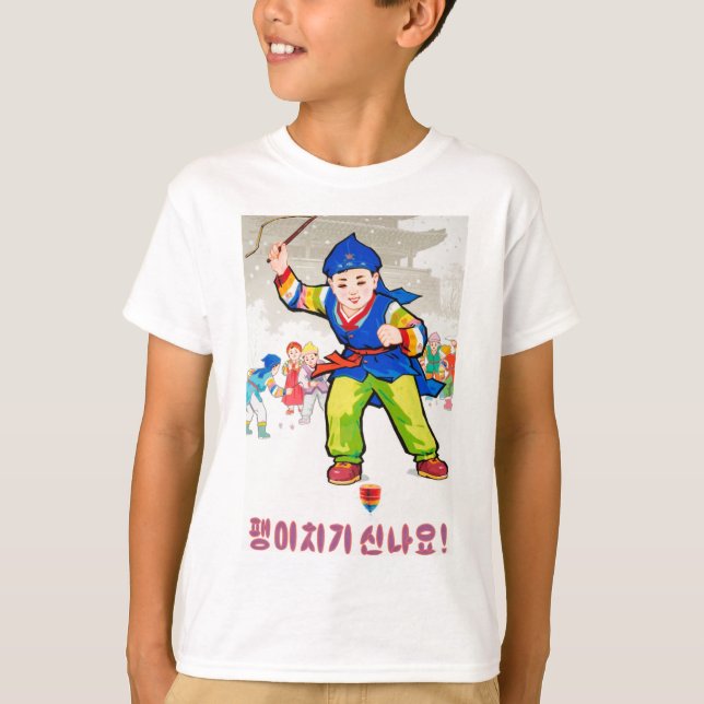Nordkoreanische Shirt-Kinder T-Shirt (Vorderseite)