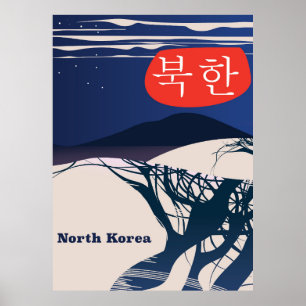 Nordkoreanisches Reiseplakat Poster
