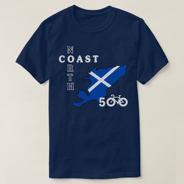 Nordküste 500 Zyklusherausforderung  T-Shirt (Design vorne)
