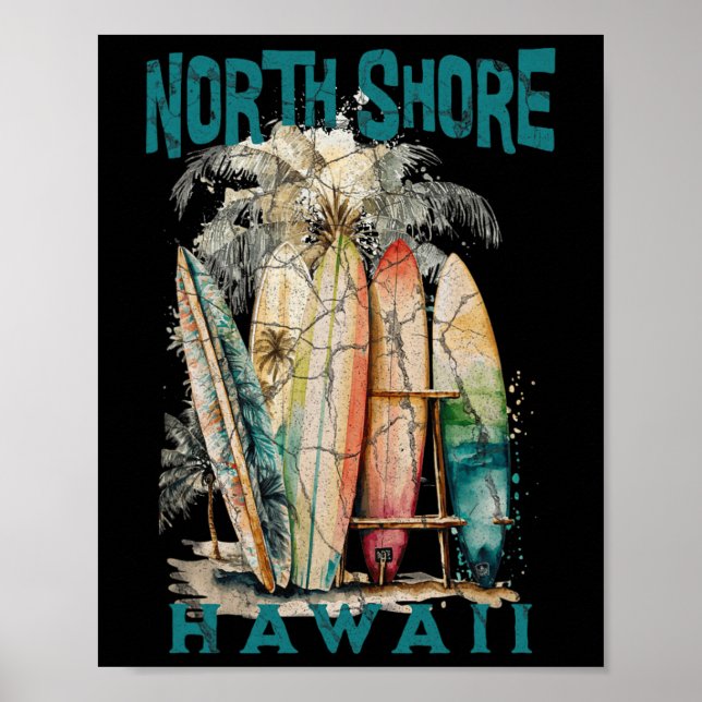 Nordküste Hawaii _2  Poster (Vorne)