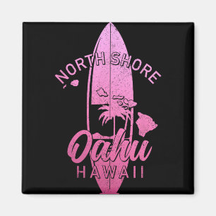 Nordküste Oahu Hawaii Surfbrett Surfen Surfer Magnet