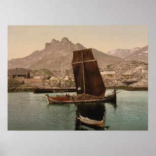 Nordlandsbaat, Nordland, Norwegen Poster