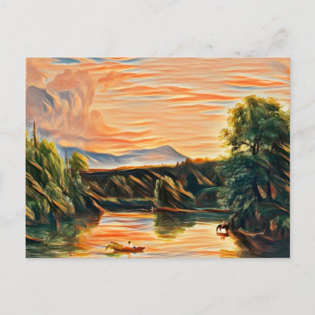 Nördlich des Berges Postkarte (Vorderseite)