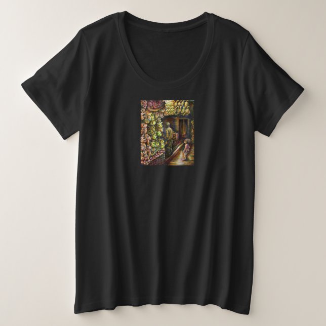 Nördlich des Zirkus Große Größe T-Shirt (Design vorne)