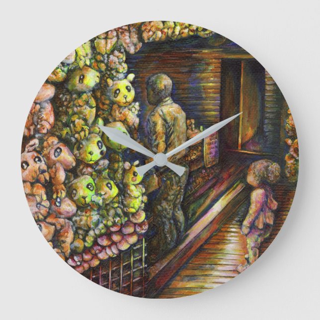 Nördlich des Zirkus Große Wanduhr (Vorderseite)