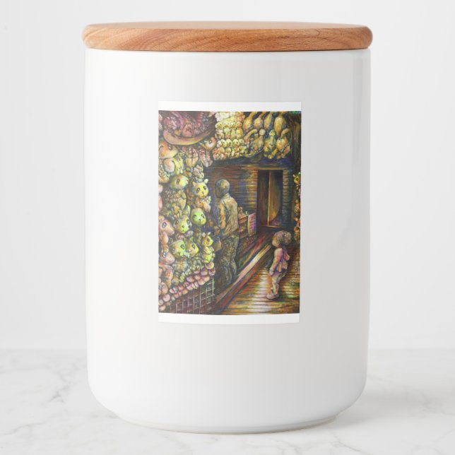 Nördlich des Zirkus Lebensmitteletikett (Vorderseite)