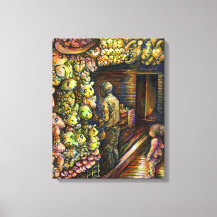 Nördlich des Zirkus Leinwanddruck