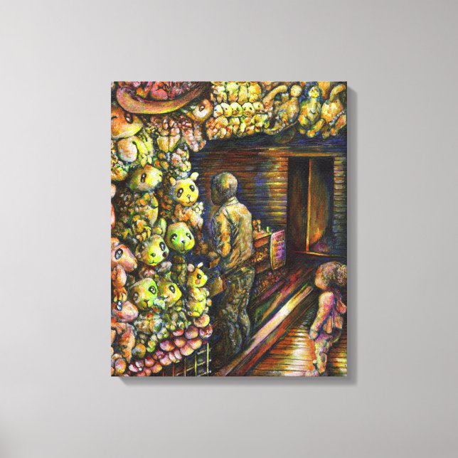 Nördlich des Zirkus Leinwanddruck (Vorderseite)