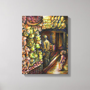 Nördlich des Zirkus Leinwanddruck