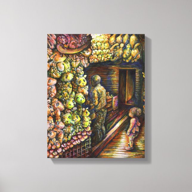 Nördlich des Zirkus Leinwanddruck (Vorderseite)