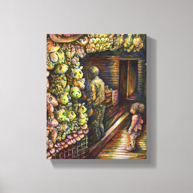 Nördlich des Zirkus Leinwanddruck (Vorderseite)