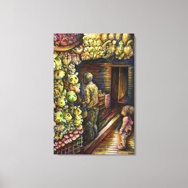 Nördlich des Zirkus Leinwanddruck (Vorderseite)