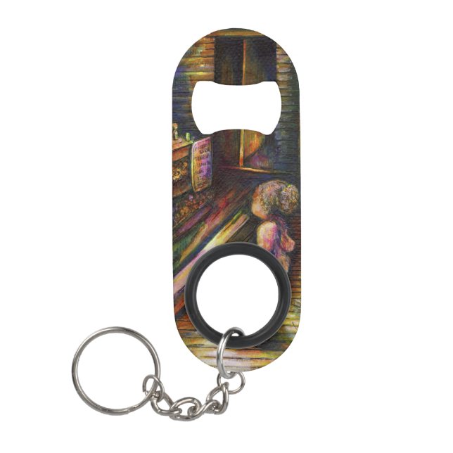 Nördlich des Zirkus Mini Flaschenöffner (Vorderseite)