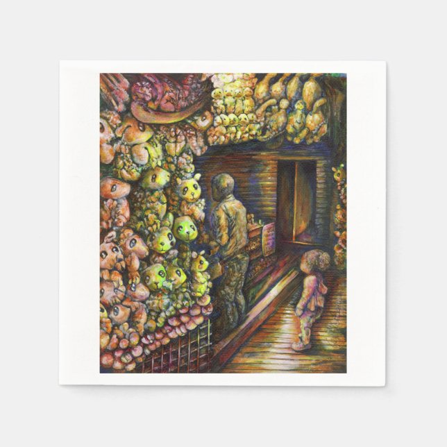 Nördlich des Zirkus Serviette (Vorderseite)