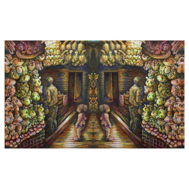 Nördlich des Zirkus Stoff (Fat Quarter (45,7 x 55,9 cm))