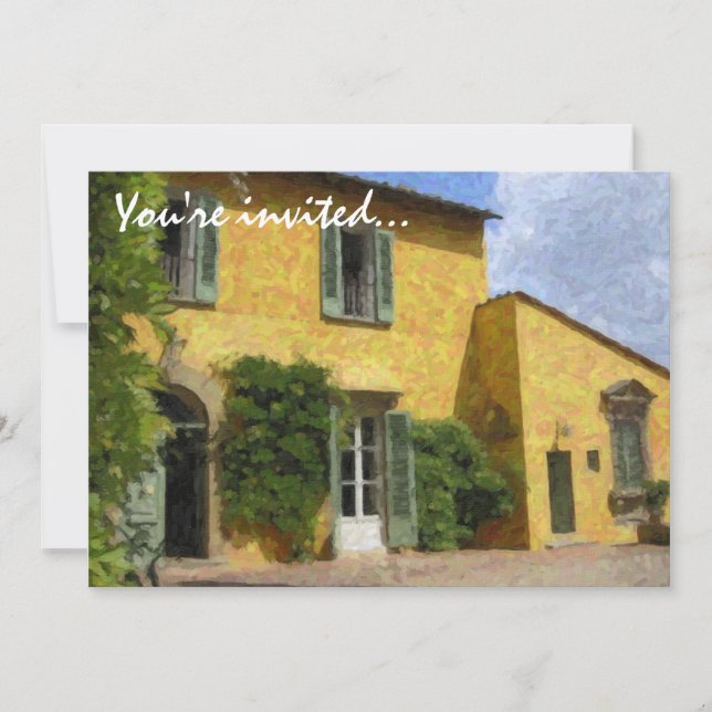 Nördlich Italien-Party Einladungen (Vorderseite)