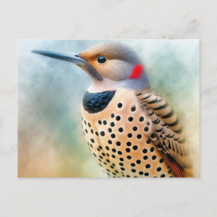 Nördliche Gelbschwingen-Zunftvogel-Kunst Postkarte