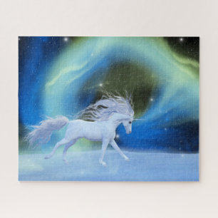 Nördliche Lichter unicorn Puzzle