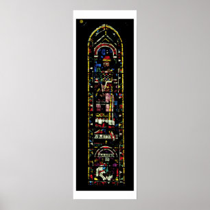 Nördliche Querfenster; Rose zeigt den Alten Testa Poster