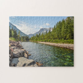 Nördlicher Gebirgsfluss Puzzle