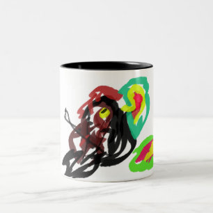 Nördlicher Kardinal Herbst  Zweifarbige Tasse