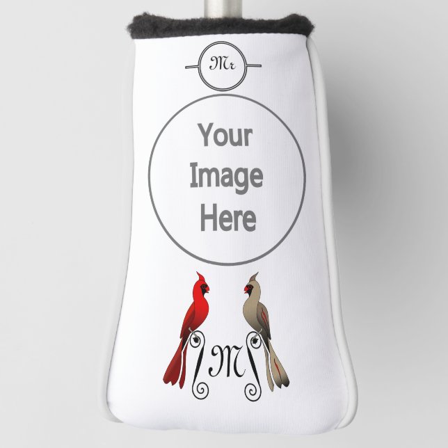 Nördlicher Kardinal SongBird Golf Headcover (Rotieren 90)