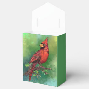 Nördlicher Roter Kardinalvogel-Geschenkbox Geschenkschachtel