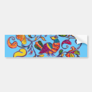 Nördlicher Vogel aus Russland Autoaufkleber