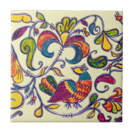 Nördlicher Vogel Fliese