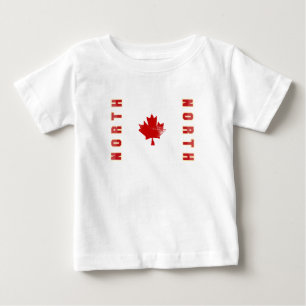 Nördliches Ahornblatt Baby T-shirt
