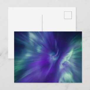 Nördliches Licht Norwegen Postkarte