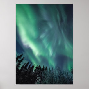 Nördliches Licht Skandinavien Poster
