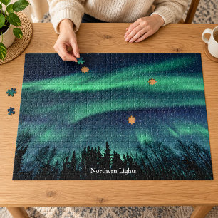 Nördliches Licht von Alaska 50 cm x 75 cm Puzzle