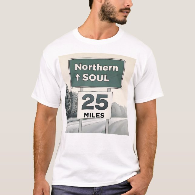 Nördliches Soul 25 Meilen T - Shirt (Vorderseite)
