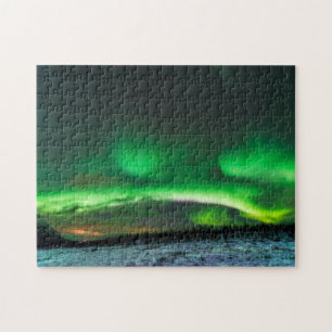 Nordlicht-Aurora Borealis Abisko Schweden Puzzle