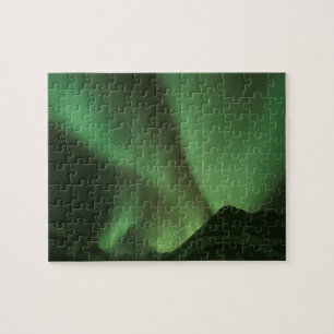 Nordlicht, Aurora borealis an den Ausläufern von Puzzle