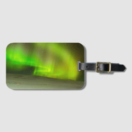 Nordlicht-Gepäckanhänger mit Visitenkarte-Schlitz Gepäckanhänger