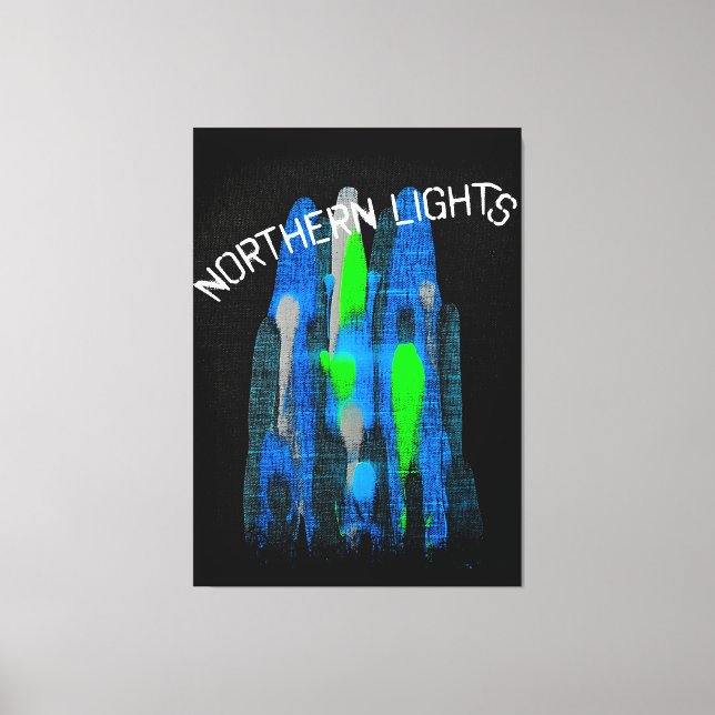 Nordlicht Leinwanddruck (Vorderseite)